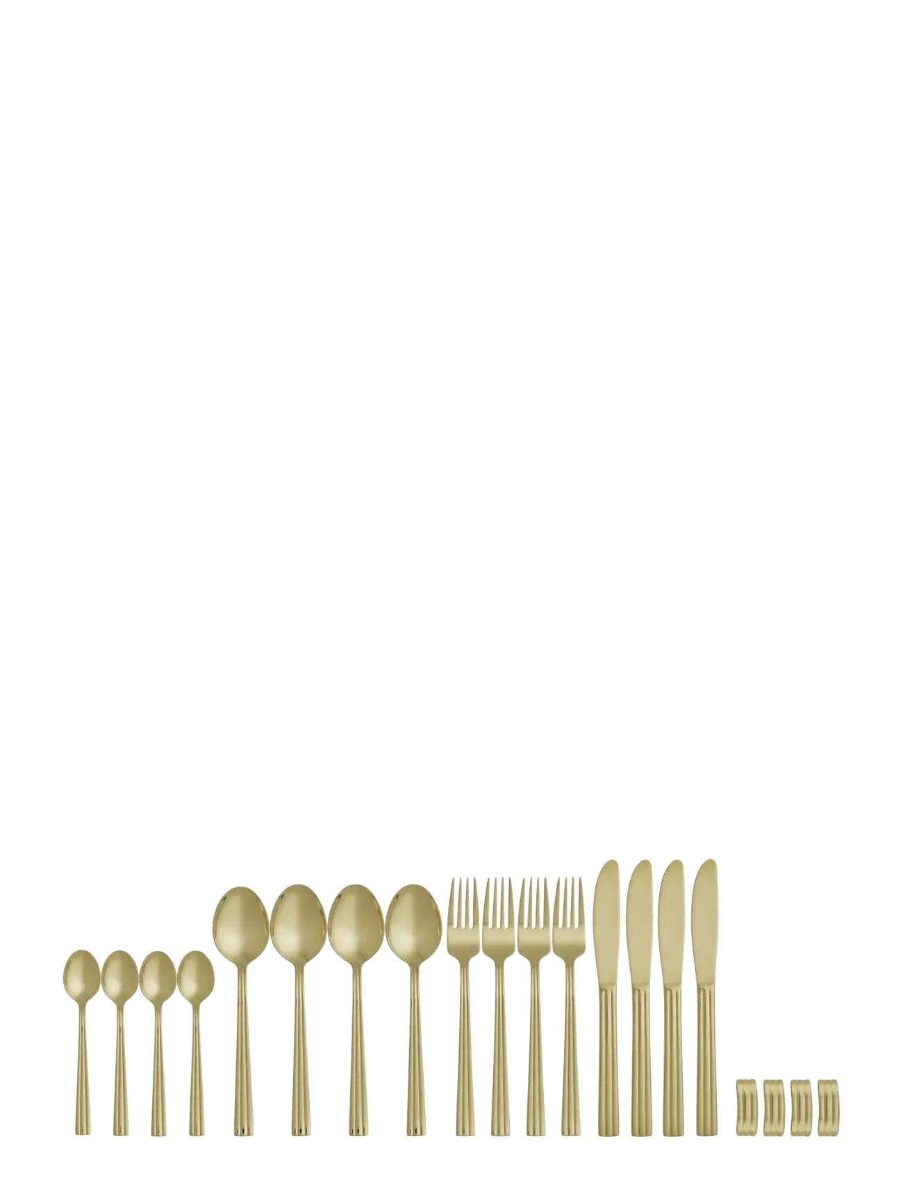 Gense Cutlery set Thebe 20 parts - Gifts - METAL / gold