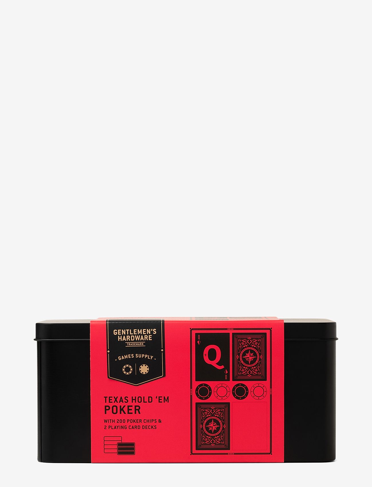 Gentlemen's Hardware - Poker Texas Hold 'Em - red - 0