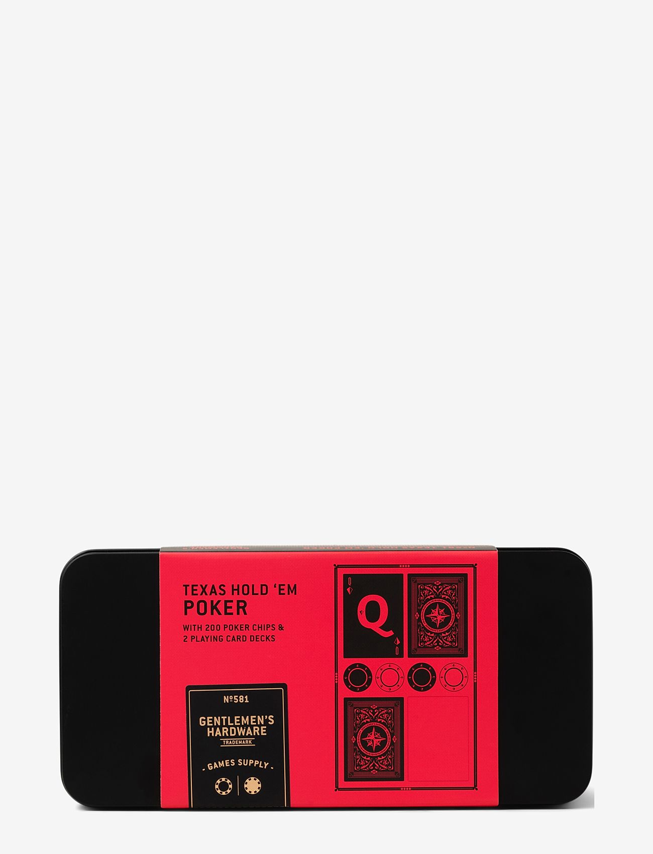 Gentlemen's Hardware - Poker Texas Hold 'Em - red - 1