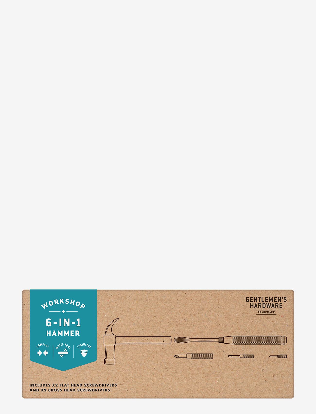 Gentlemen's Hardware - Hammer Multi-Tool 6 in 1 - andere küchenutensilien - metal - 2