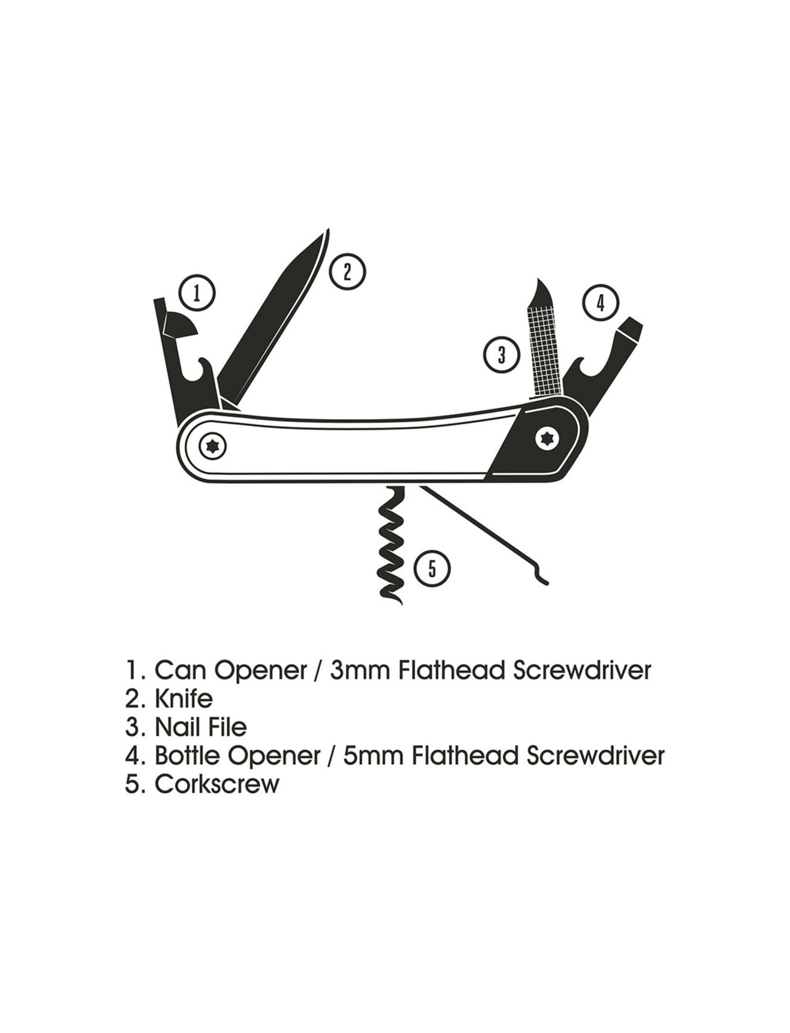 Gentlemen's Hardware - Pen Knife Multi-Tool - laveste priser - brown - 2