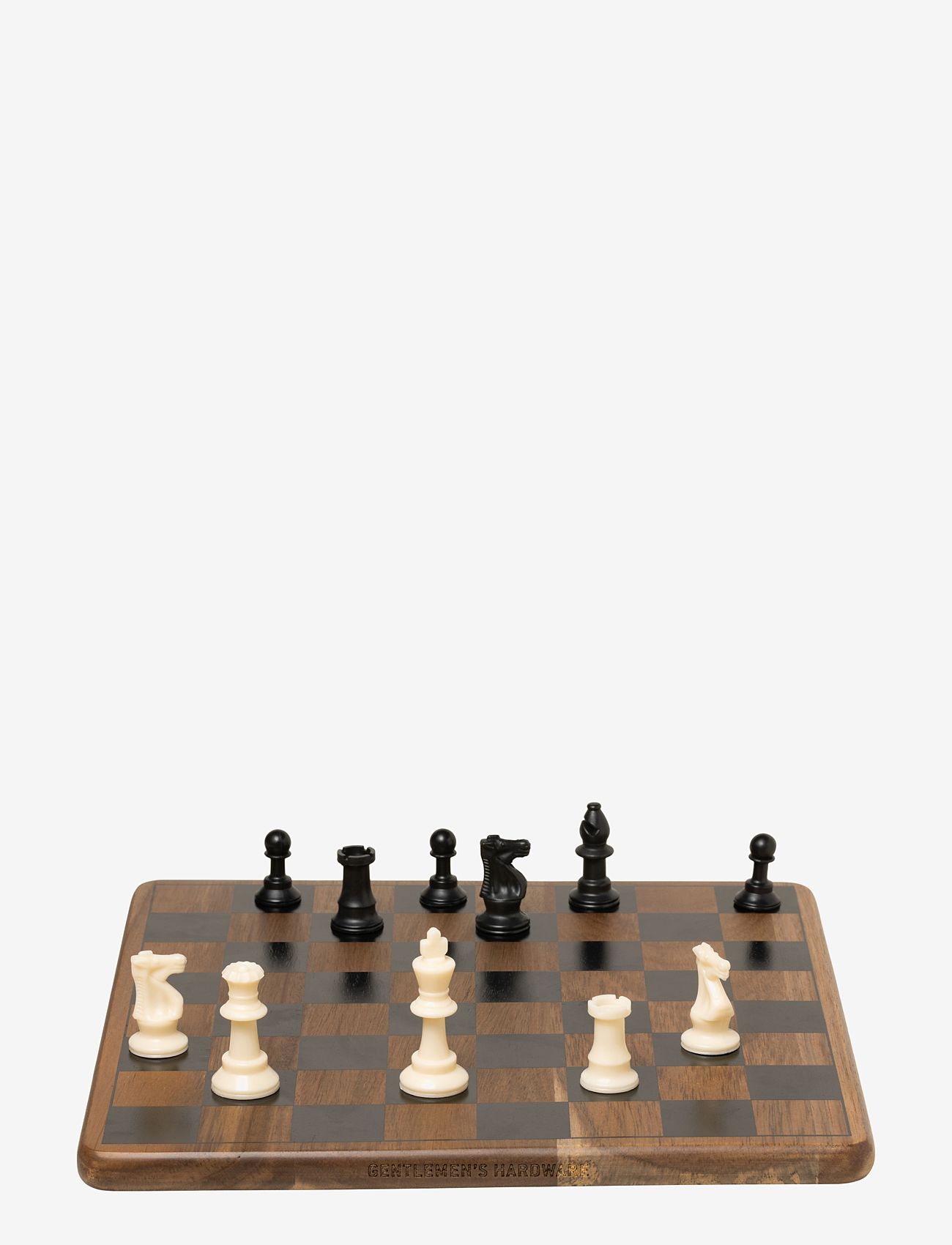 Gentlemen's Hardware - Chess Set Acacia Wood - dzimšanas dienas dāvanas - grey - 0