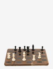 Chess Set Acacia Wood - GREY