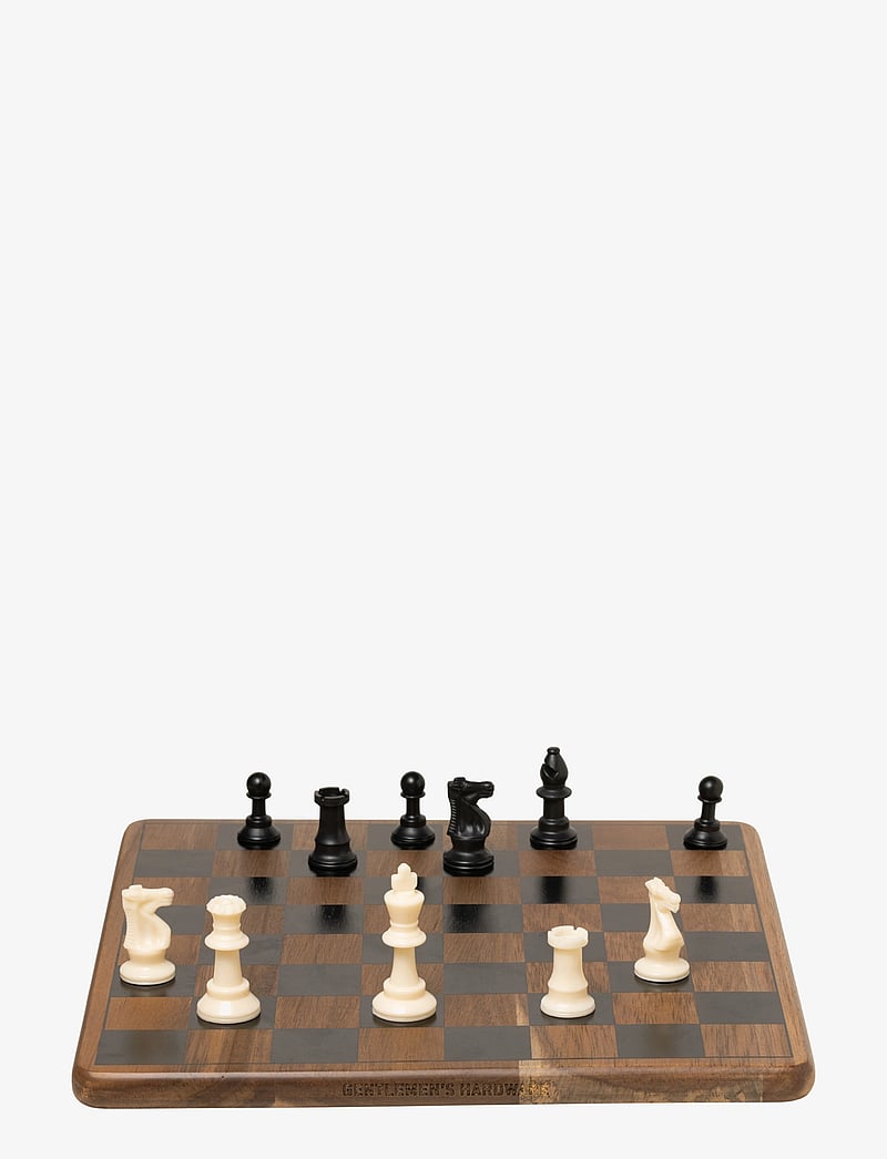 Gentlemen's Hardware - Chess Set Acacia Wood - nach preis einkaufen - grey - 0