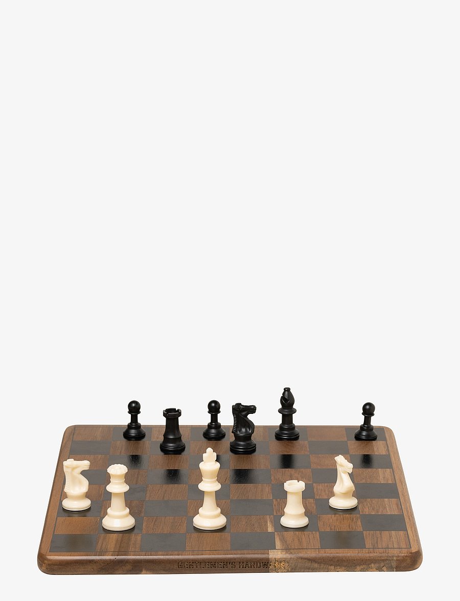 Gentlemen's Hardware - Chess Set Acacia Wood - osta hinna alusel - grey - 0