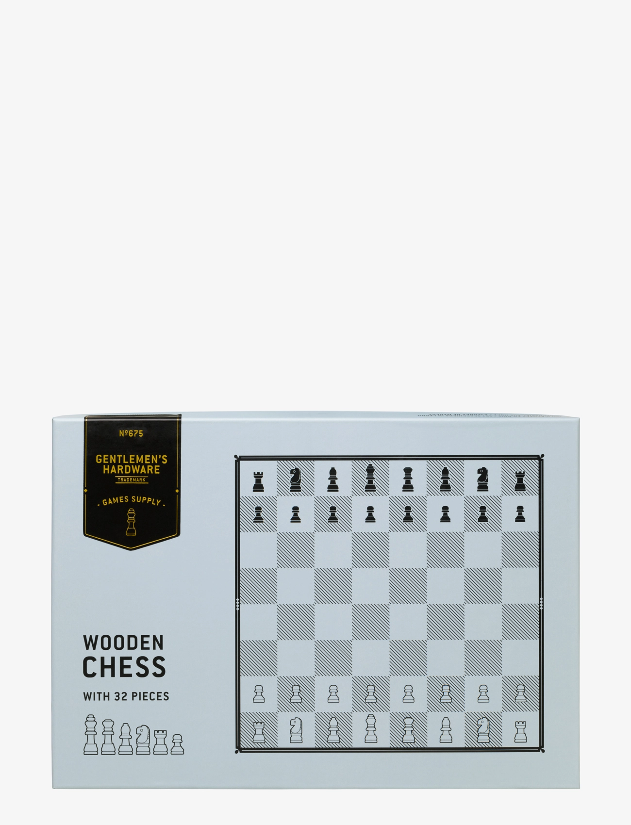 Gentlemen's Hardware - Chess Set Acacia Wood - iepērcies pēc cenas - grey - 1