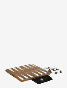 Backgammon Set Acacia Wood, Gentlemen's Hardware