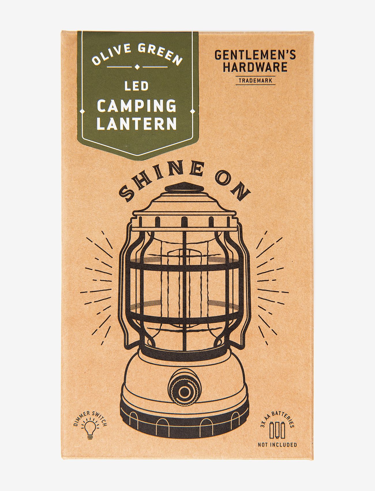 Gentlemen's Hardware - Camping Lantern - mažiausios kainos - green - 1