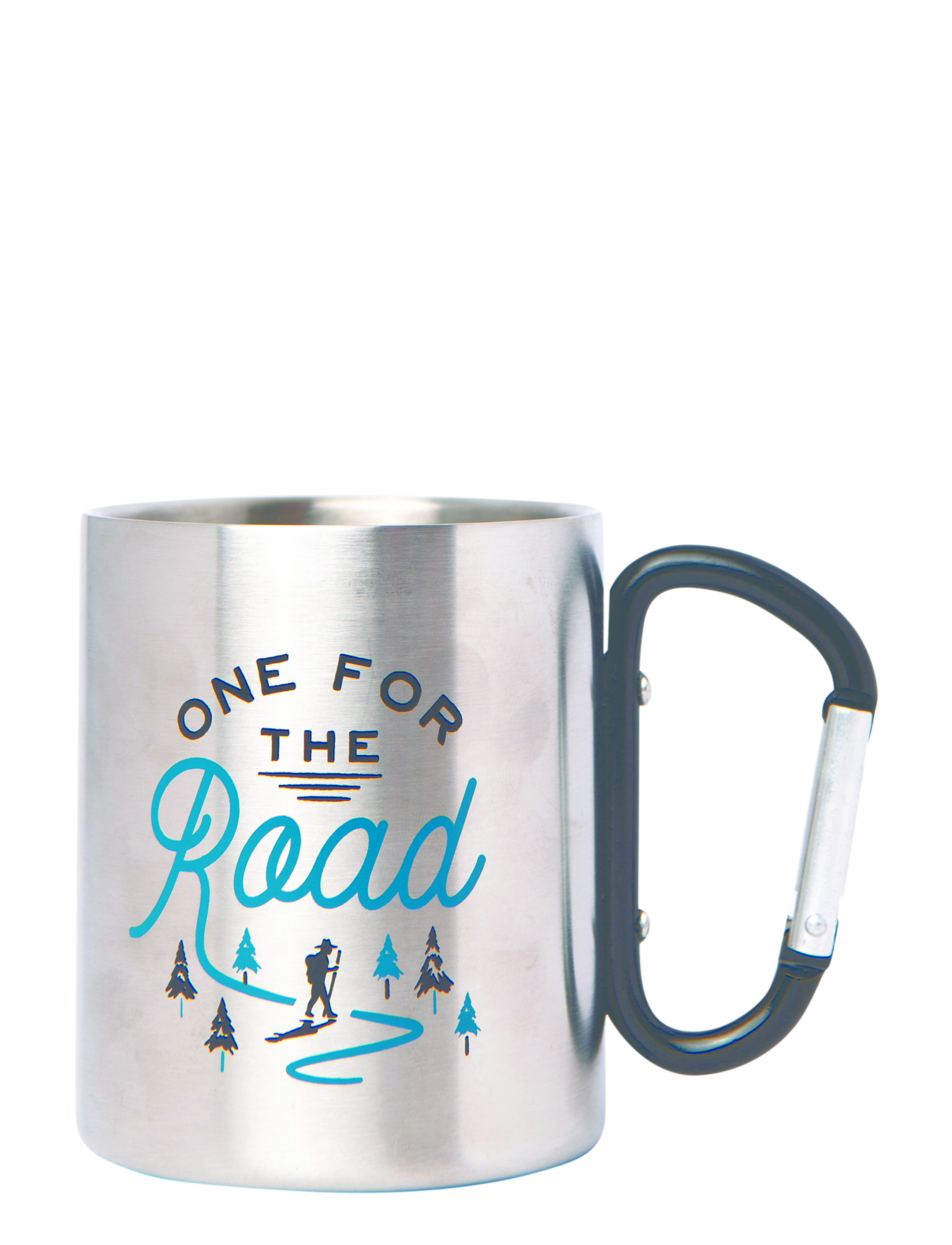 Gentlemen's Hardware Carabiner Mug - One for the Road - Reisaccessoires - SILVER / silver