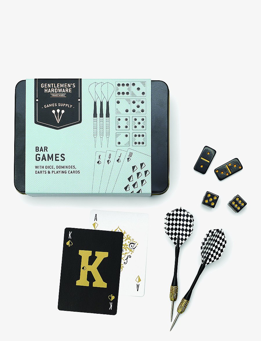 Gentlemen's Hardware - Bar Games in Tin - madalaimad hinnad - black - 2