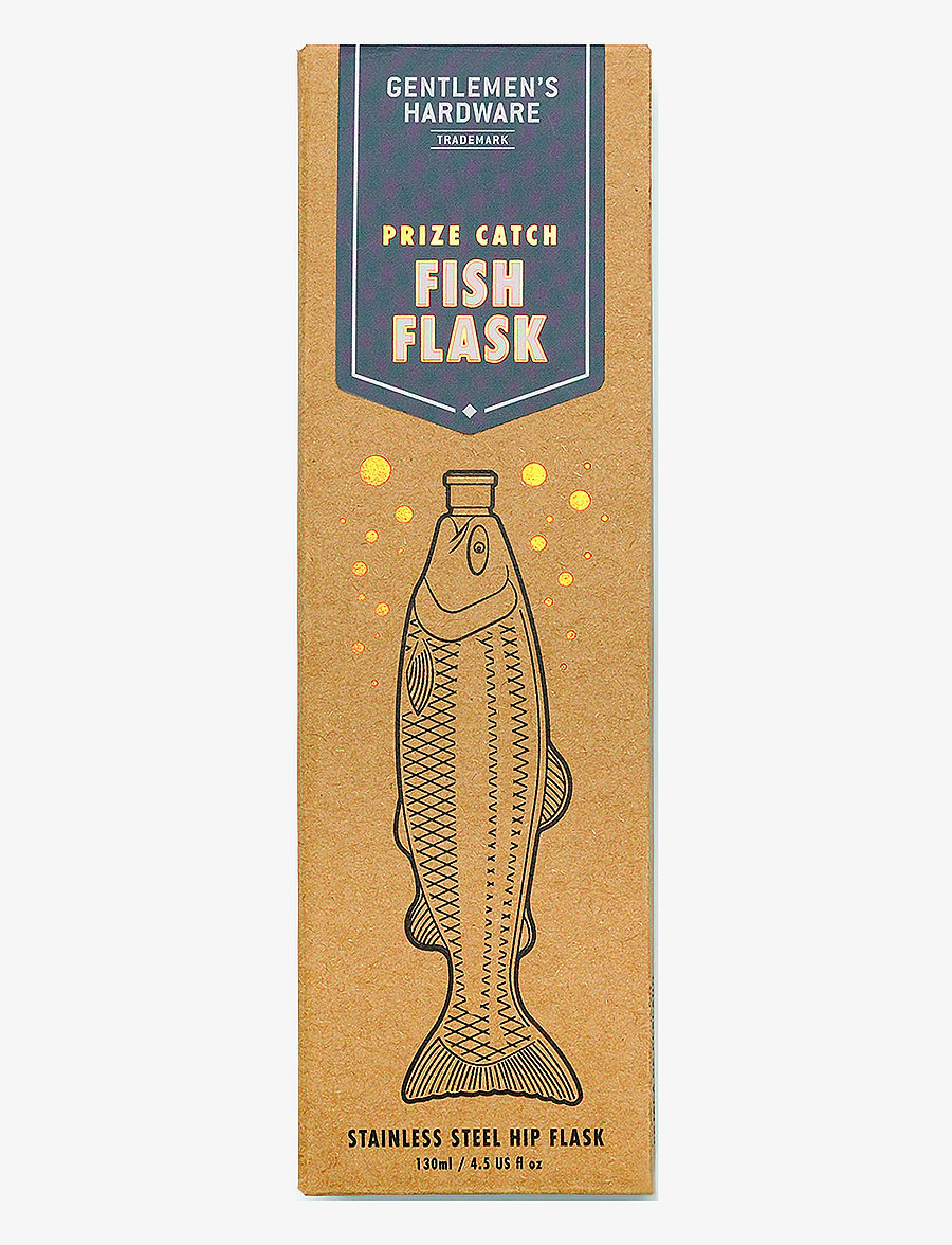 Gentlemen's Hardware - Fish Hip Flask - whiskey-karaffen - silver - 2