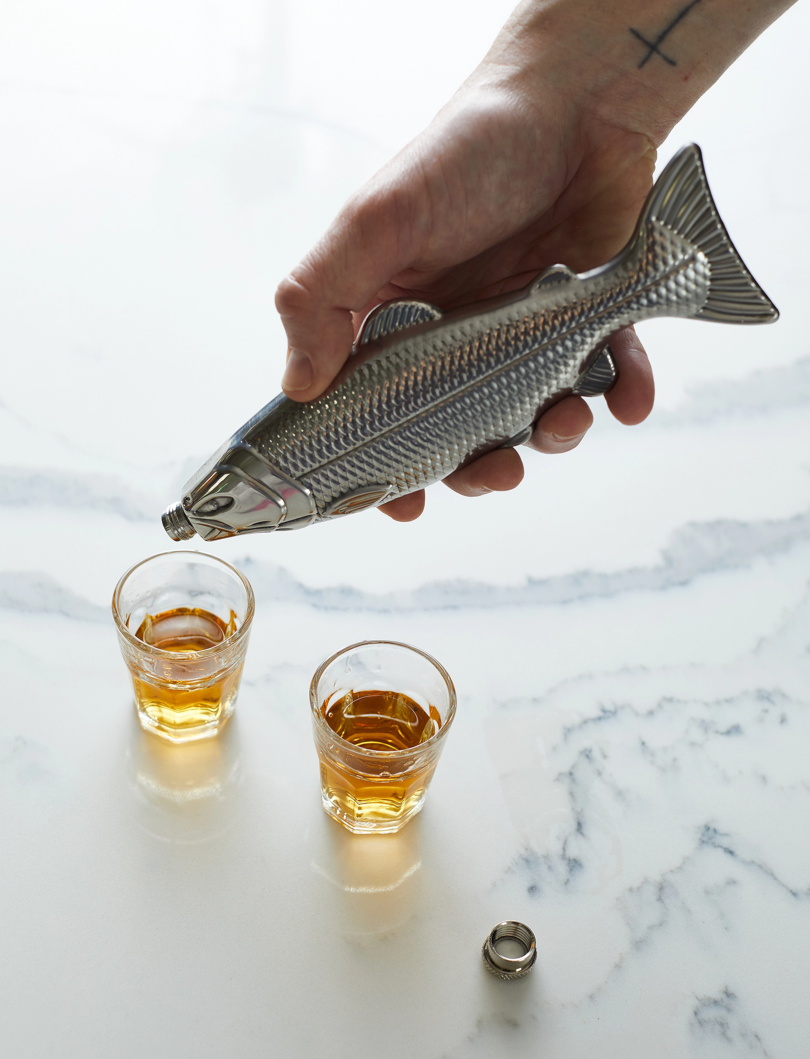 Gentlemen's Hardware - Lommedunk Fisk - silver - 3