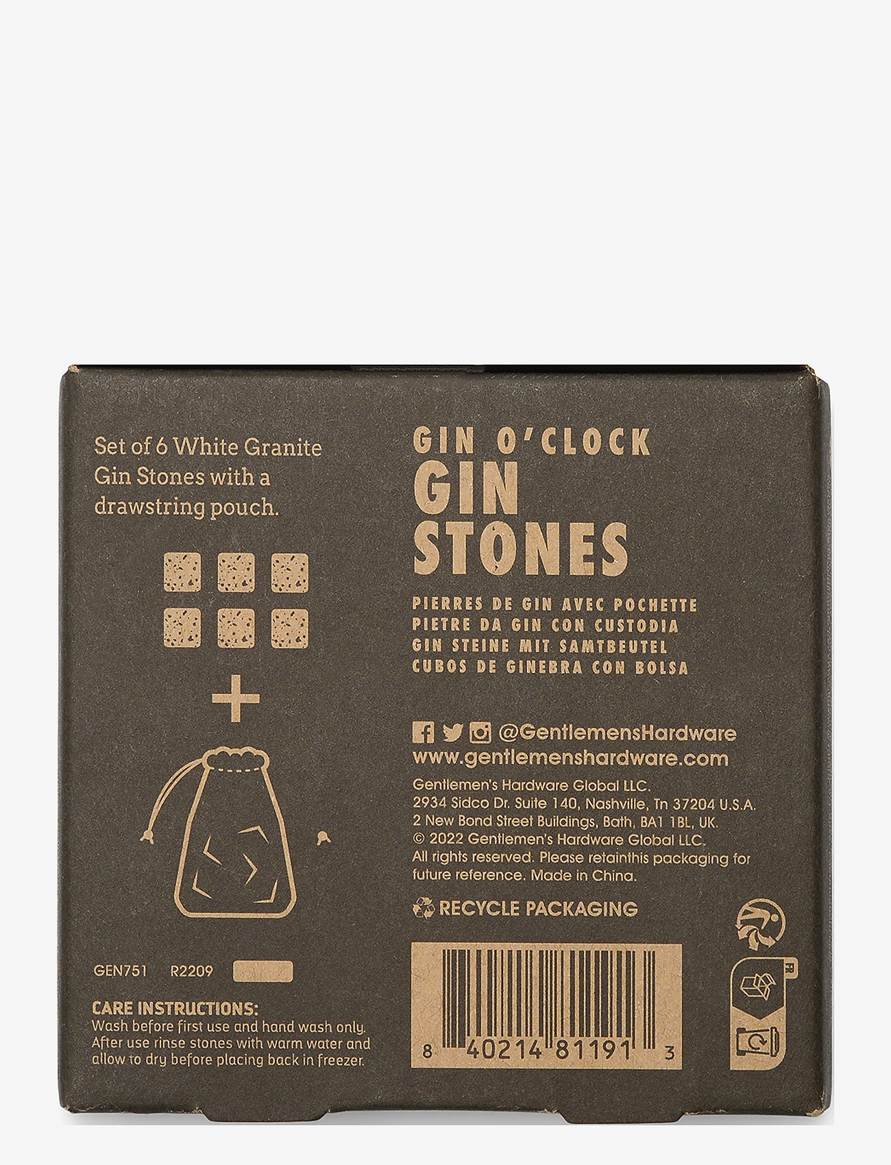 Gentlemen's Hardware - Gin Stones - nach preis einkaufen - brown - 4
