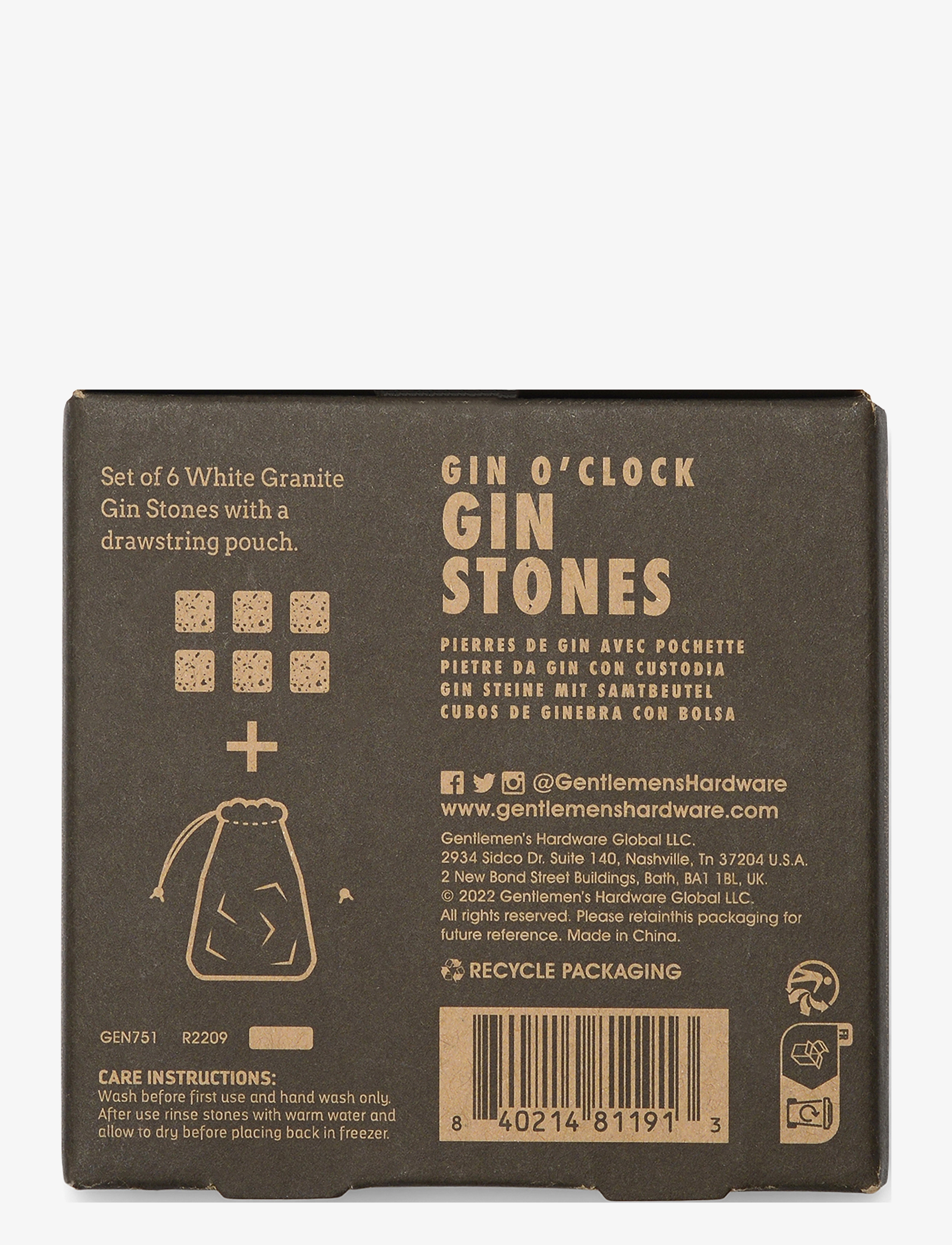 Gentlemen's Hardware - Gin Stones - laveste priser - brown - 4