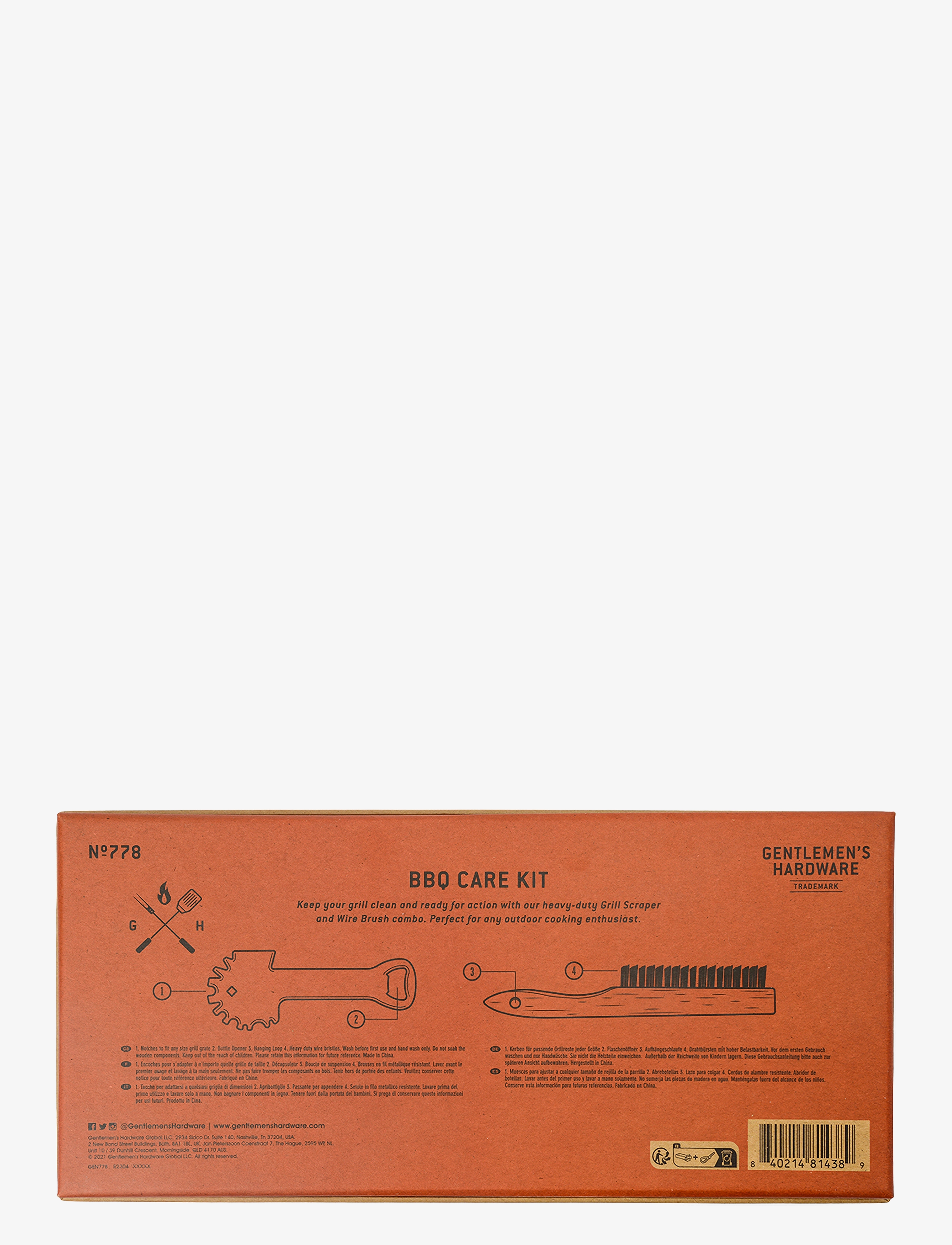 Gentlemen's Hardware - BBQ Care Kit - beige - 2