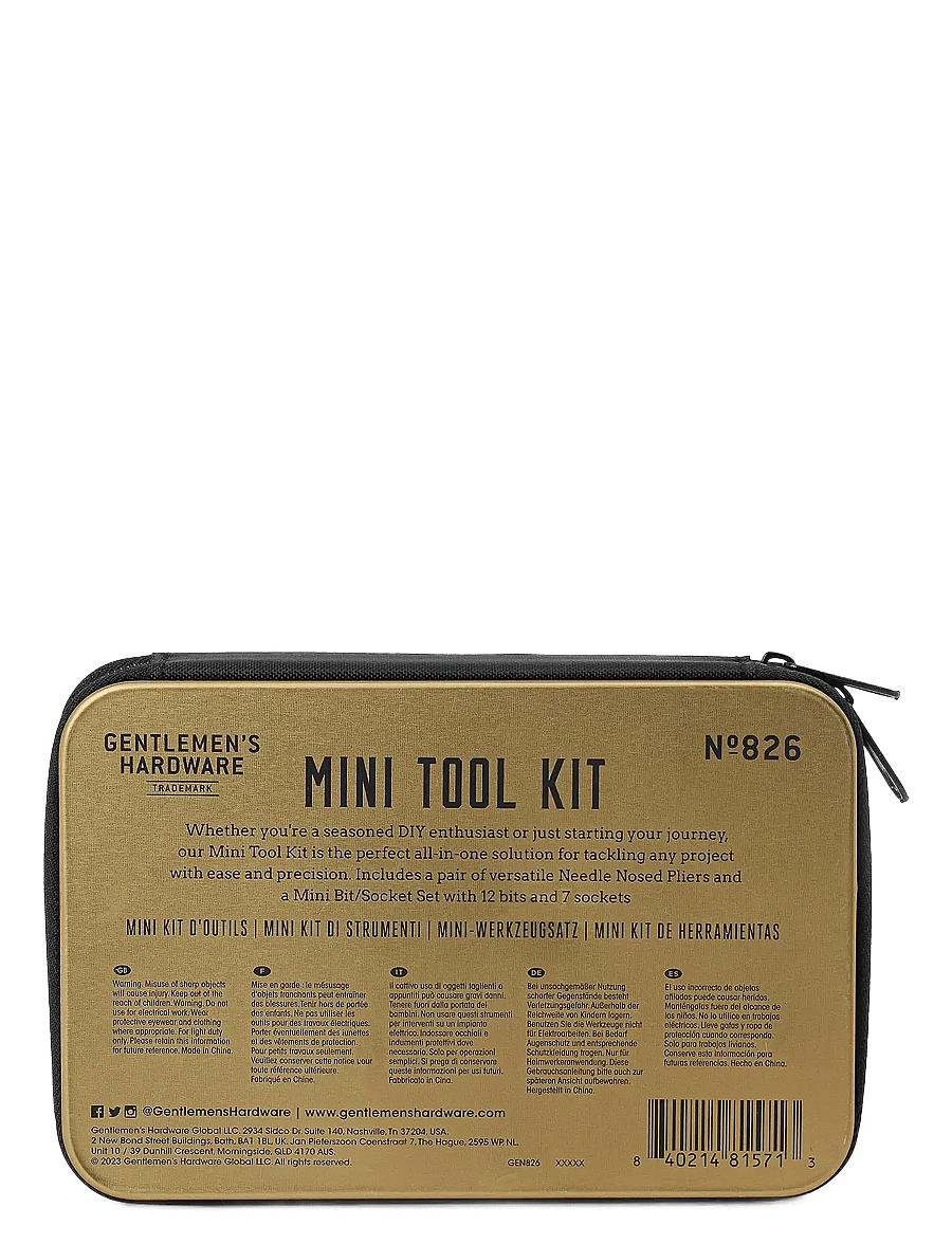 Gentlemen's Hardware - Mini Tool Kit - klambrid ja tihvtid - green - 4