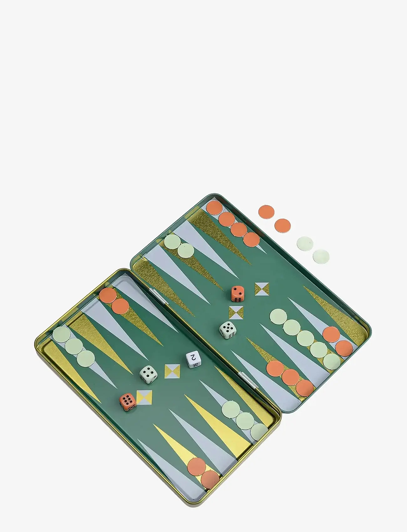 Gentlemen's Hardware - Travel Backgammon - green - 1