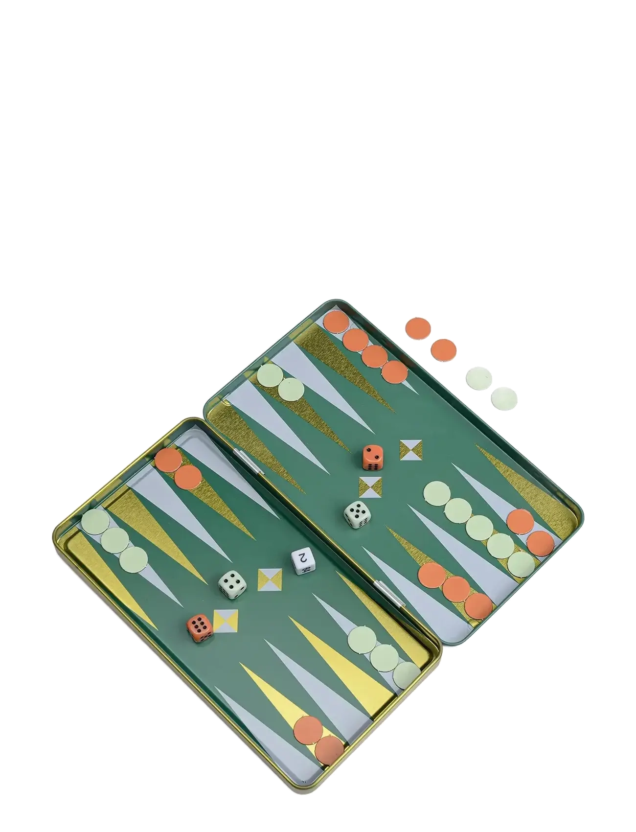 Gentlemen's Hardware - Travel Backgammon - madalaimad hinnad - green - 1