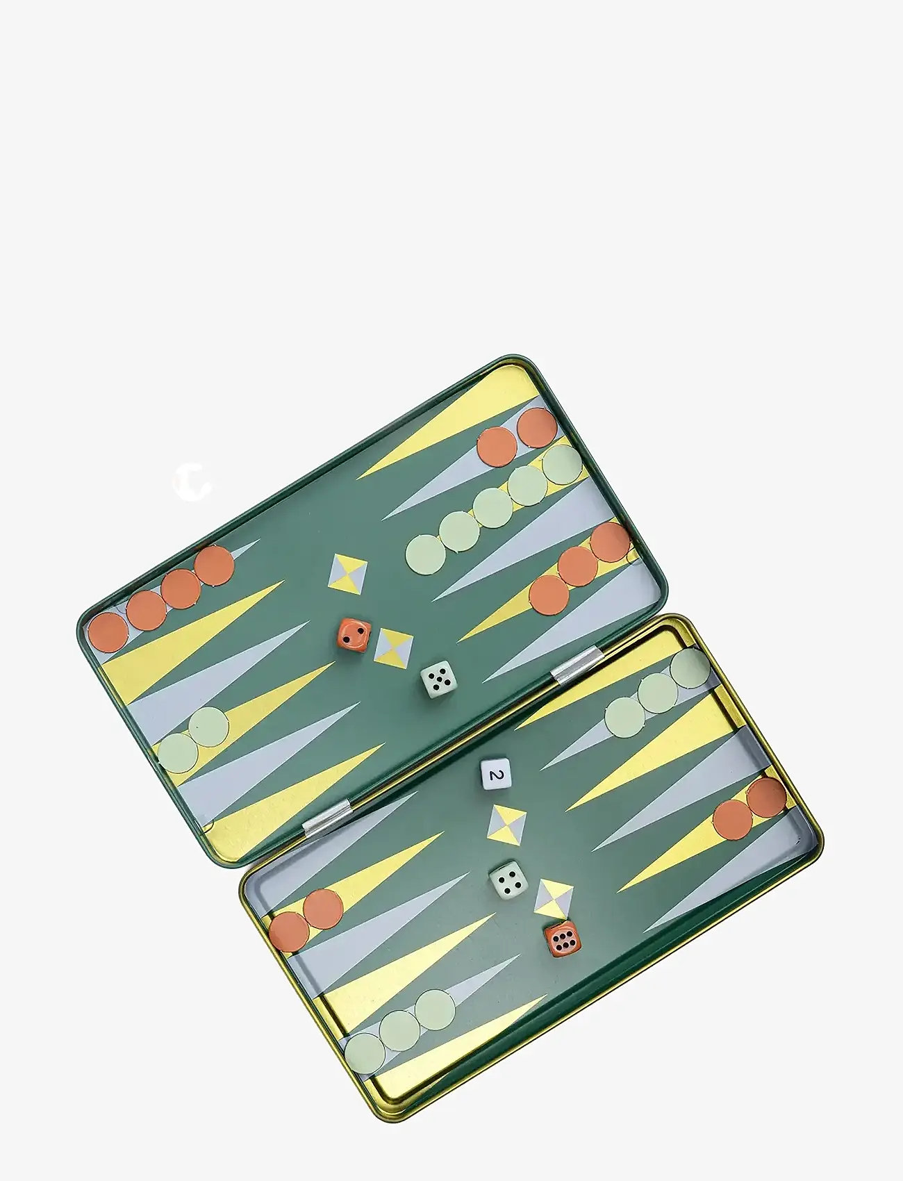 Gentlemen's Hardware - Travel Backgammon - green - 2