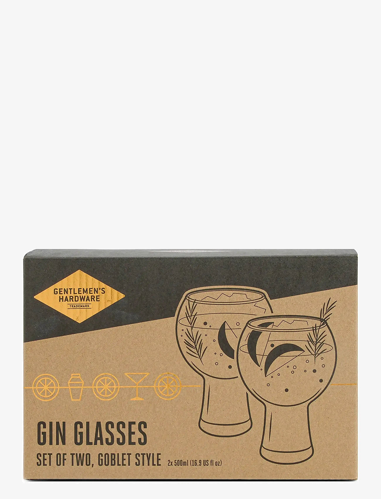 Gentlemen's Hardware - Gin Glass - Set of 2 - nach preis einkaufen - clear - 1