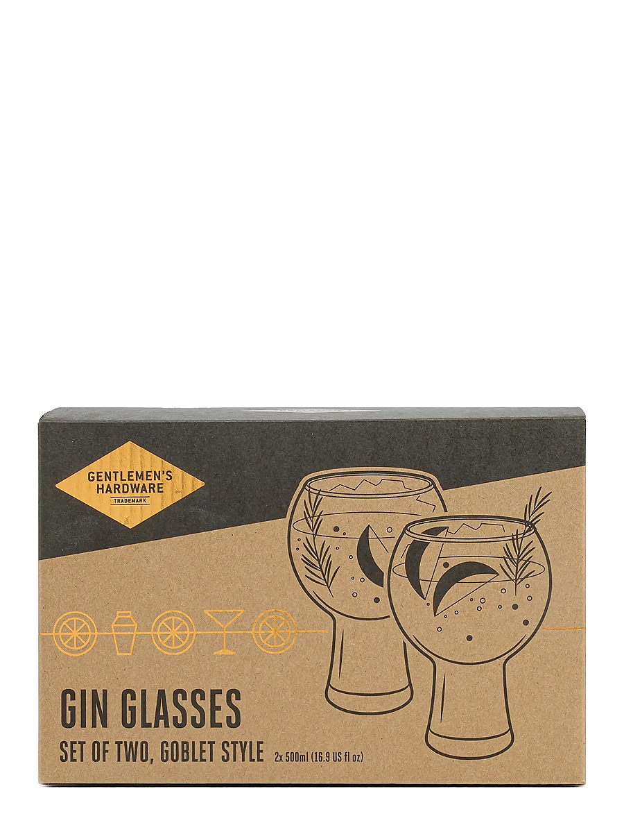 Gentlemen's Hardware - Gin Glass - Set of 2 - osta hinna alusel - clear - 1