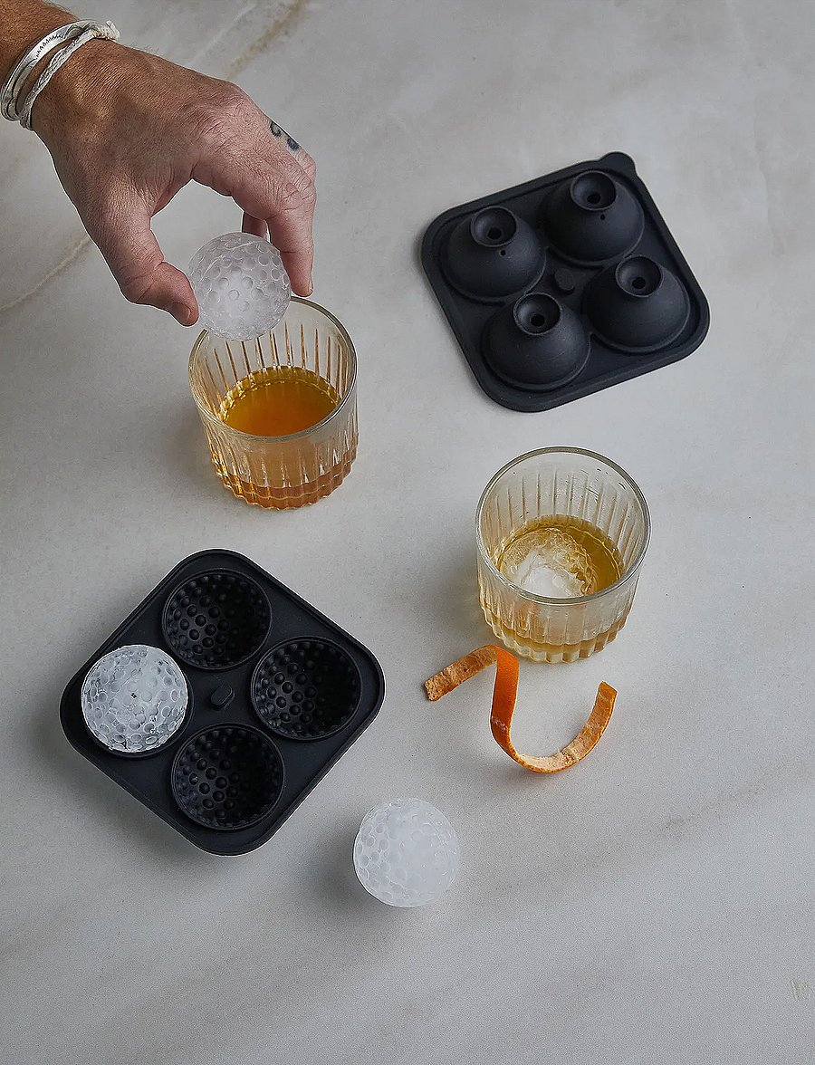 Gentlemen's Hardware - Golf Ball Ice Mould - iepērcies pēc cenas - black - 4