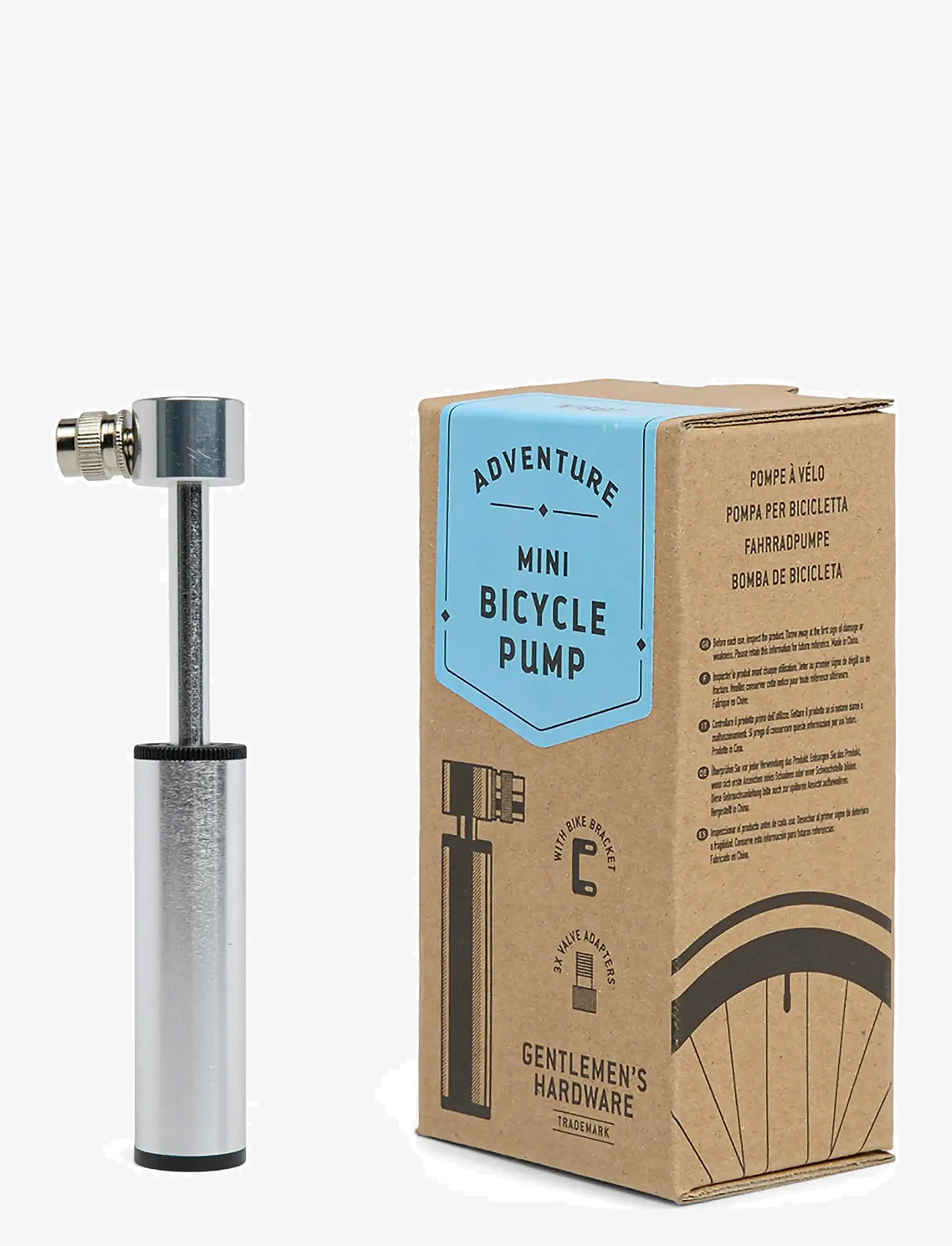 Gentlemen's Hardware - Mini Bicycle Pump - die niedrigsten preise - silver - 1