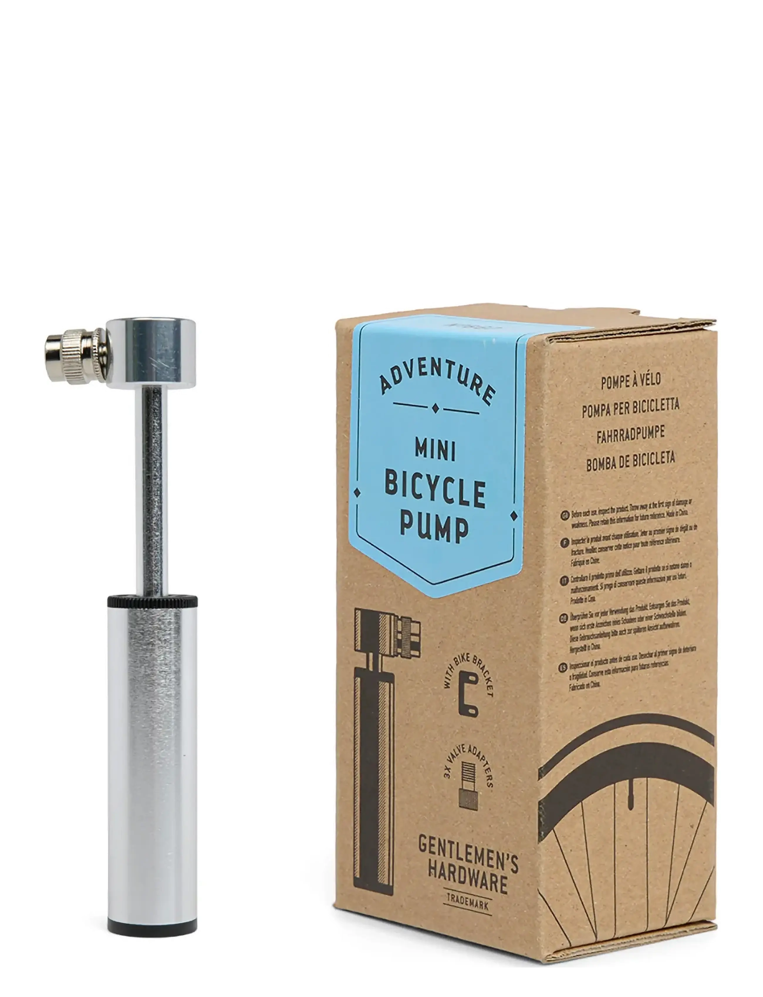 Gentlemen's Hardware - Mini Bicycle Pump - die niedrigsten preise - silver - 1