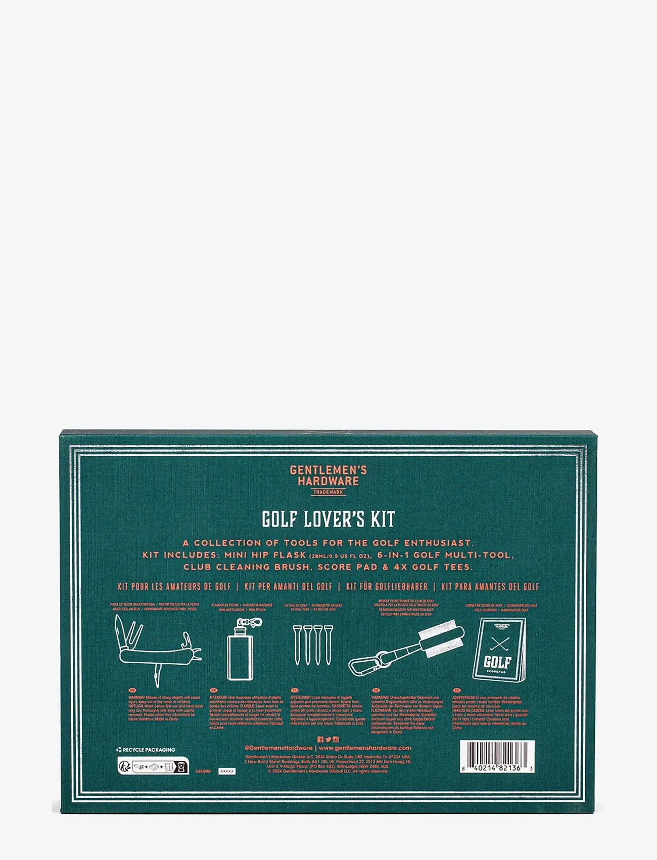 Gentlemen's Hardware - Kit Golf Lovers - golftillbehör - green - 4