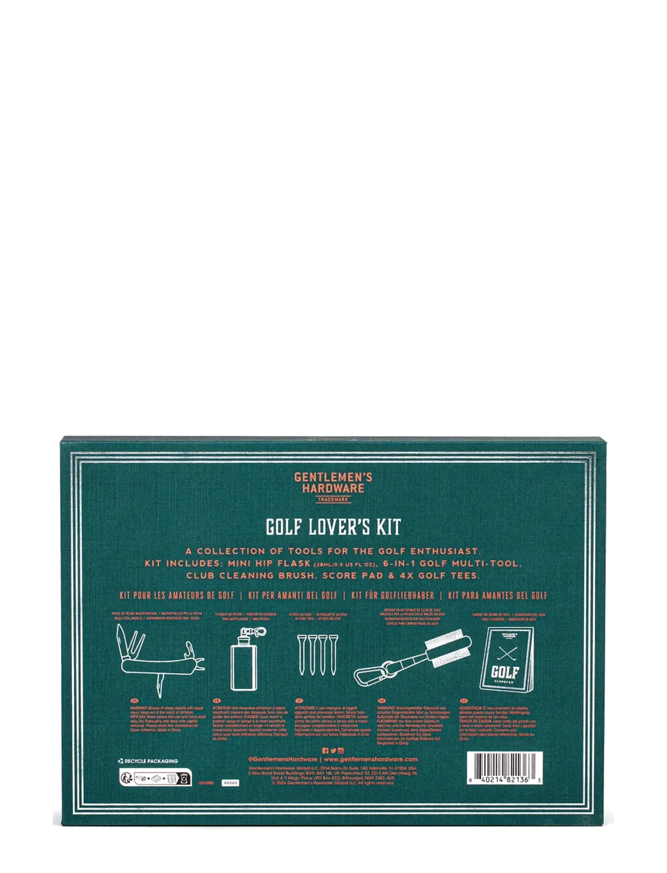 Gentlemen's Hardware - Golf Lovers Kit - golftilbehør - green - 4