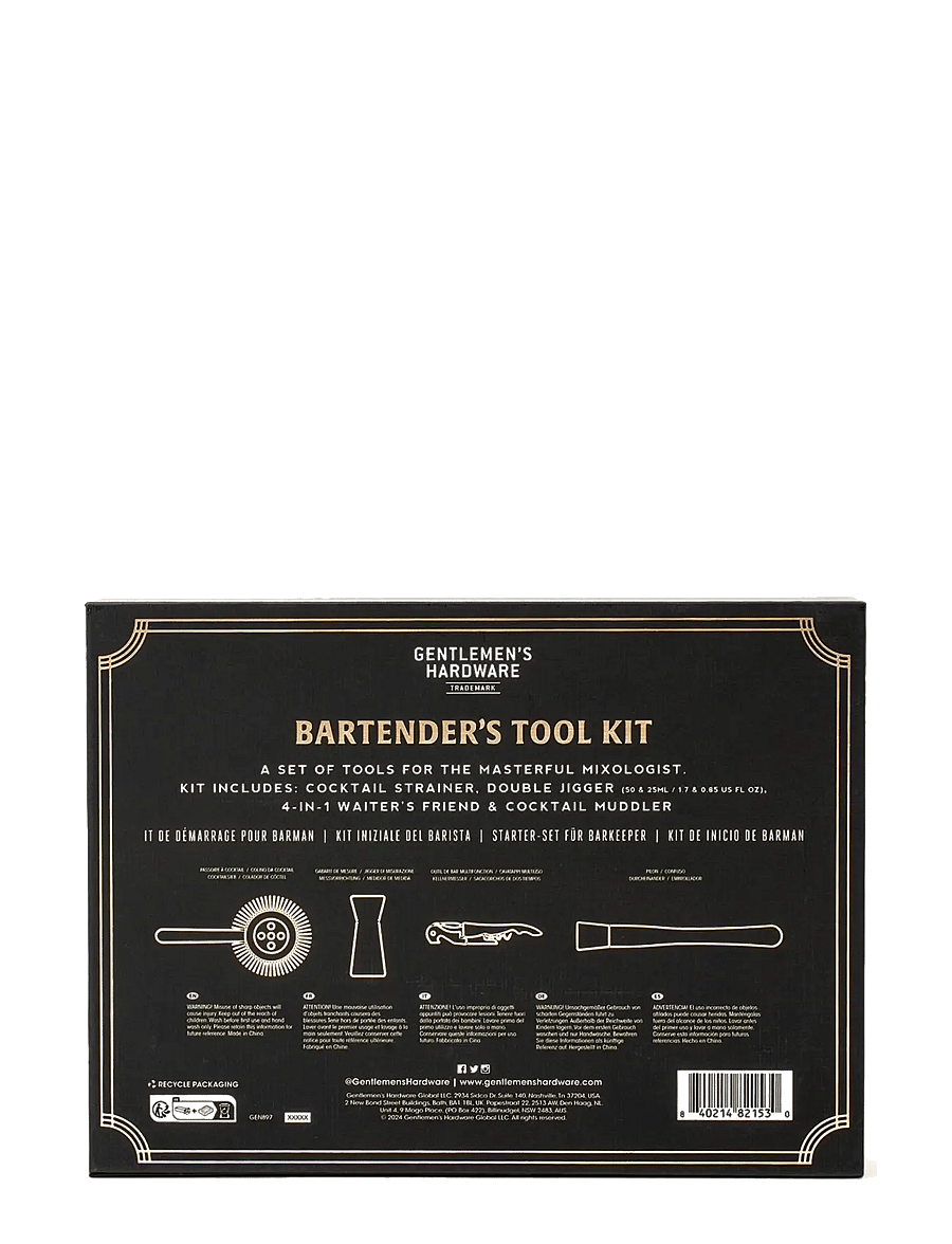 Gentlemen's Hardware - Bartenders Kit - andere küchenutensilien - black - 5