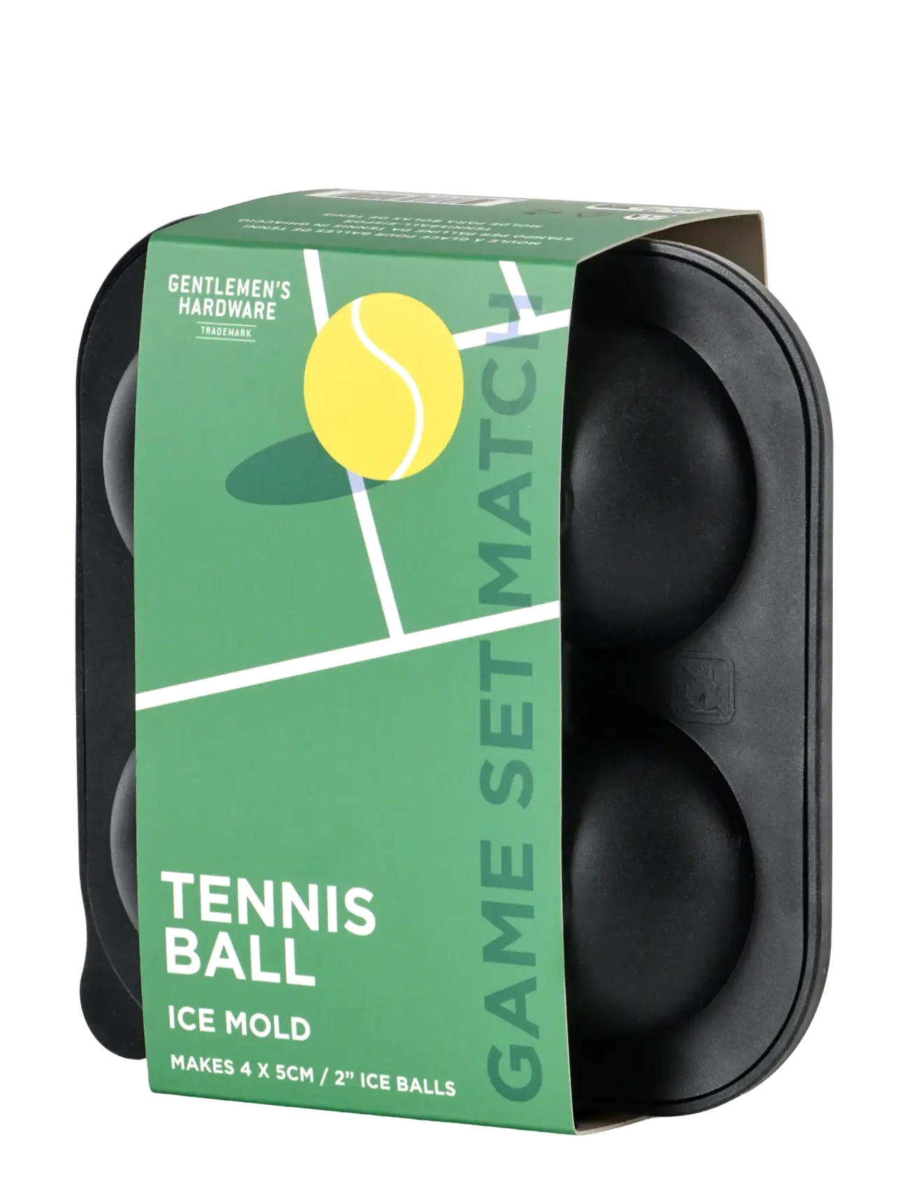 Gentlemen's Hardware - Isform Tennisbollar - ice trays - black - 2