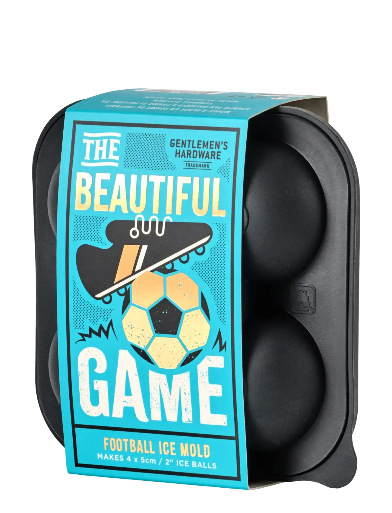 Gentlemen's Hardware - Isform Fotboll - isterningbakker - black - 2