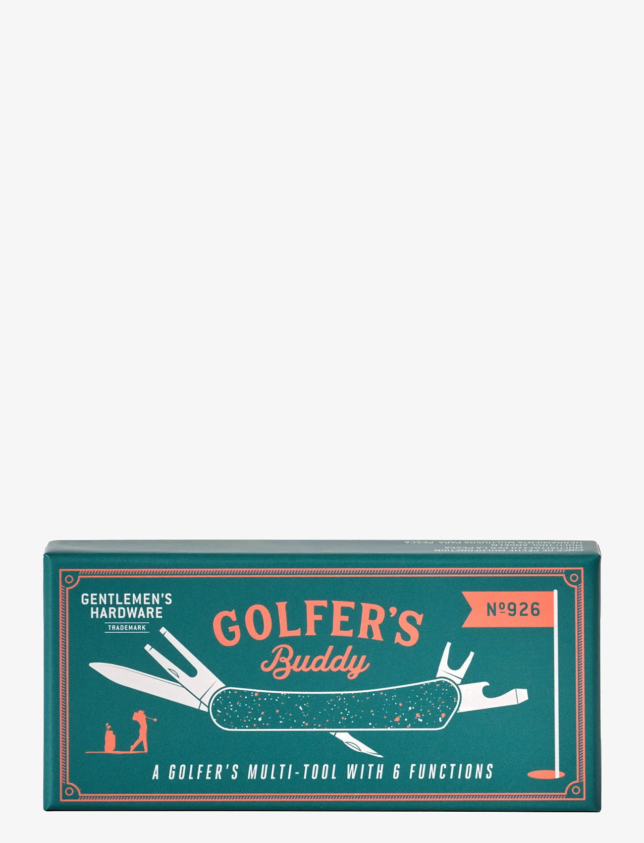 Gentlemen's Hardware - Multiverktyg för Golfaren- Golfer's Buddy - golf accessories - red - 1