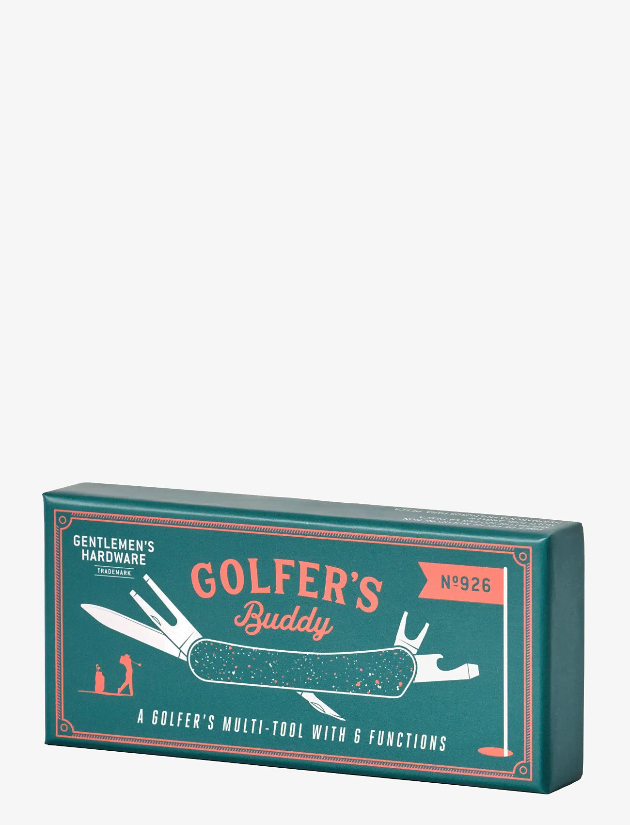 Gentlemen's Hardware - Multiverktyg för Golfaren- Golfer's Buddy - golf accessories - red - 2