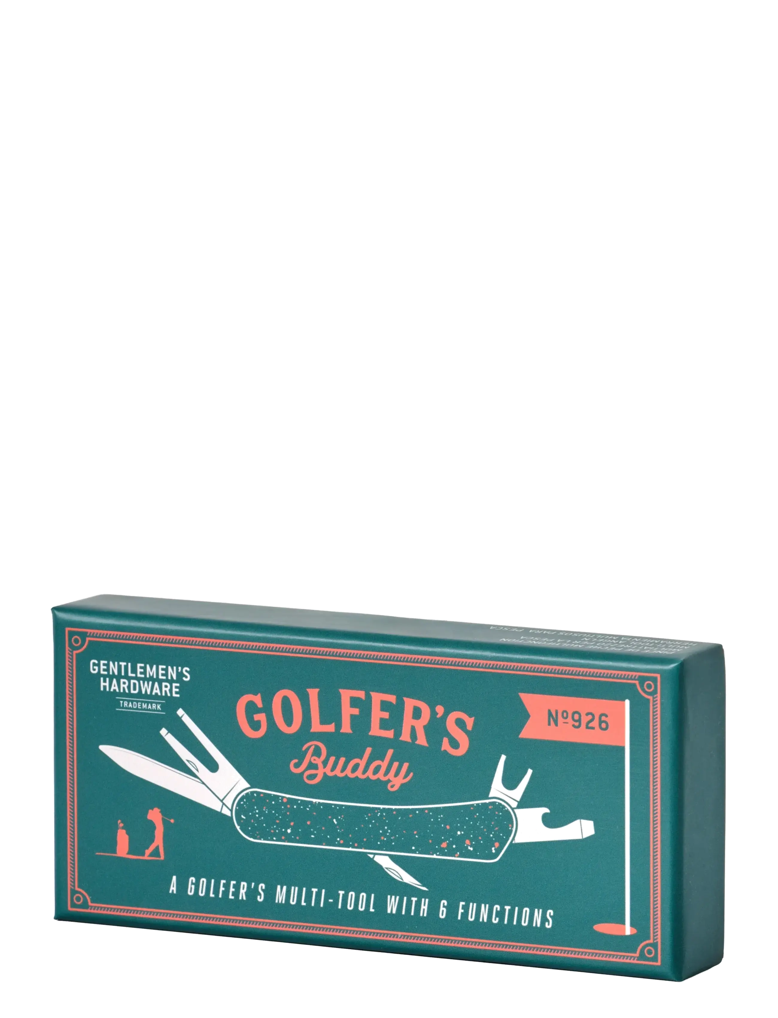Gentlemen's Hardware - Multiverktyg för Golfaren- Golfer's Buddy - red - 2