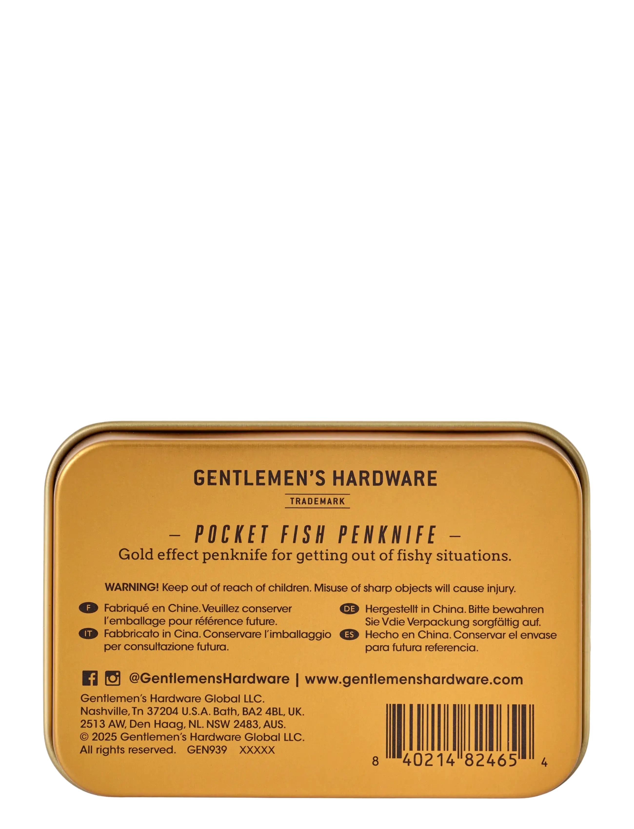 Gentlemen's Hardware - Pennkniv Fisk - hnífasett - blue - 3