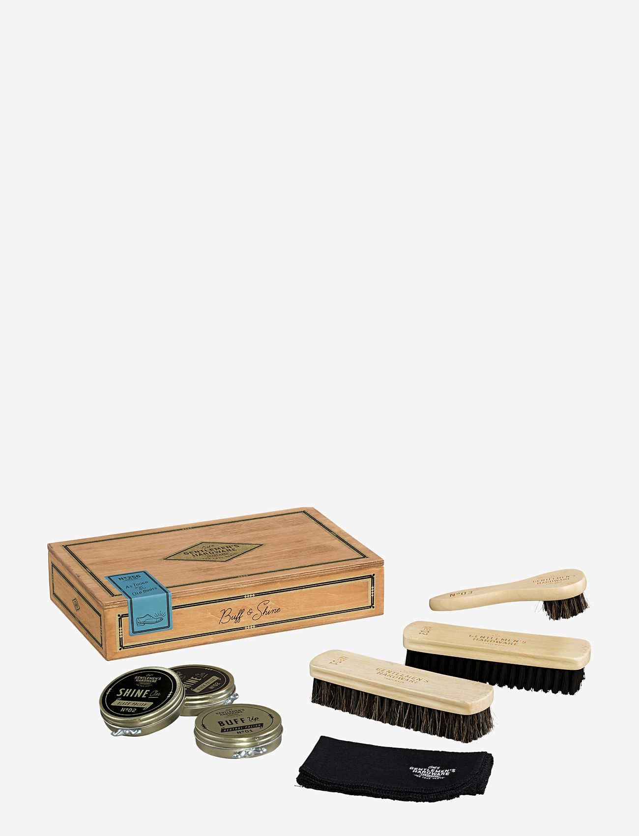 Gentlemen's Hardware - Shoe Shine Cigar Box - shop by price - brown - 1