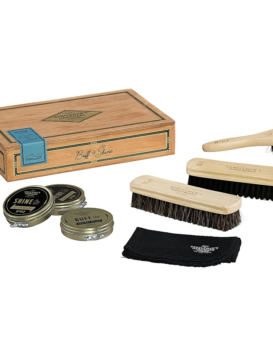 Gentlemen's Hardware - Shoe Shine Cigar Box - køb efter pris - brown - 0