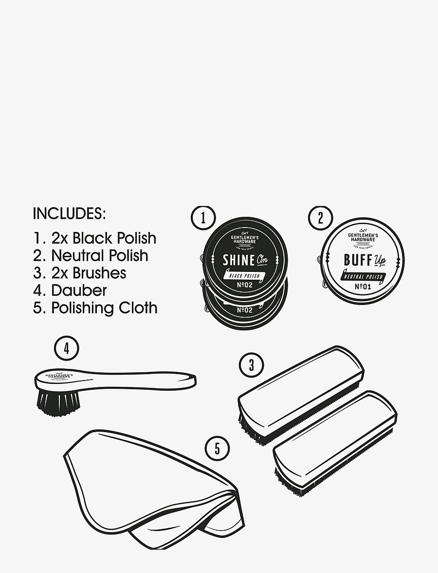 Gentlemen's Hardware - Shoe Shine Cigar Box - køb efter pris - brown - 4