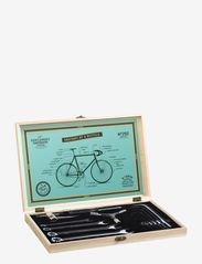 Bicycle Tool Kit in Wooden Box - BROWN