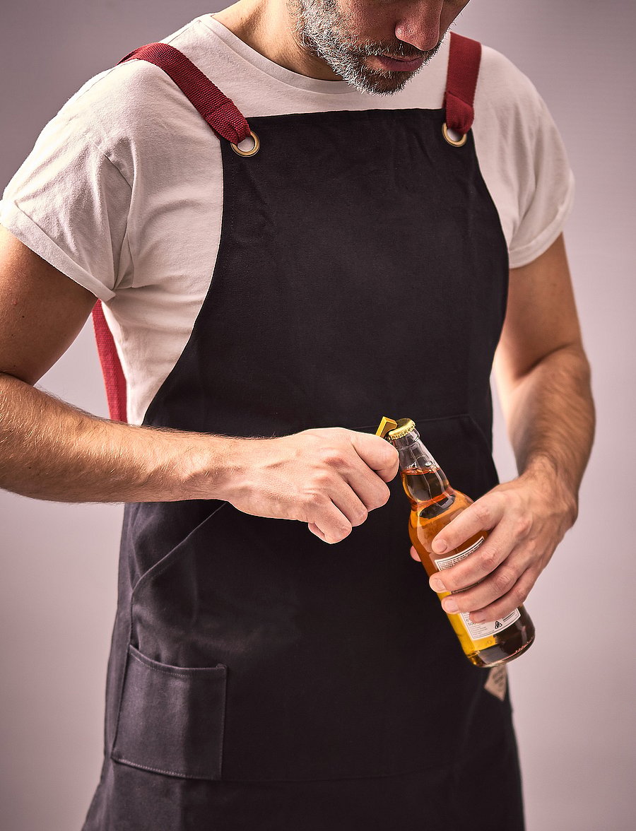 Gentlemen's Hardware - BBQ Utility Apron & Bottle Opener - schürzen - blue - 4