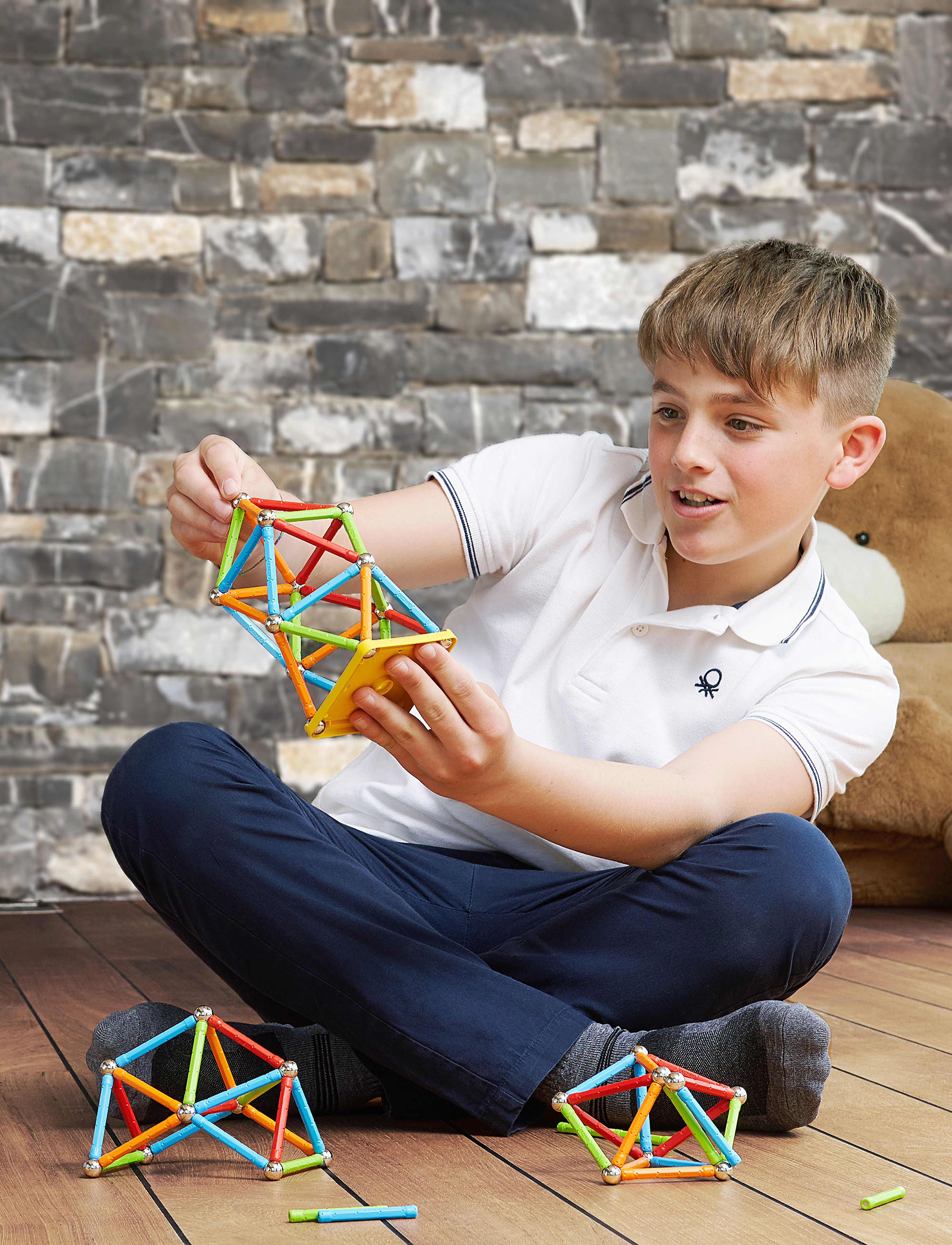 Geomag - Geomag Supercolor Recycled 60 Pcs - kubbasett - multi coloured - 5