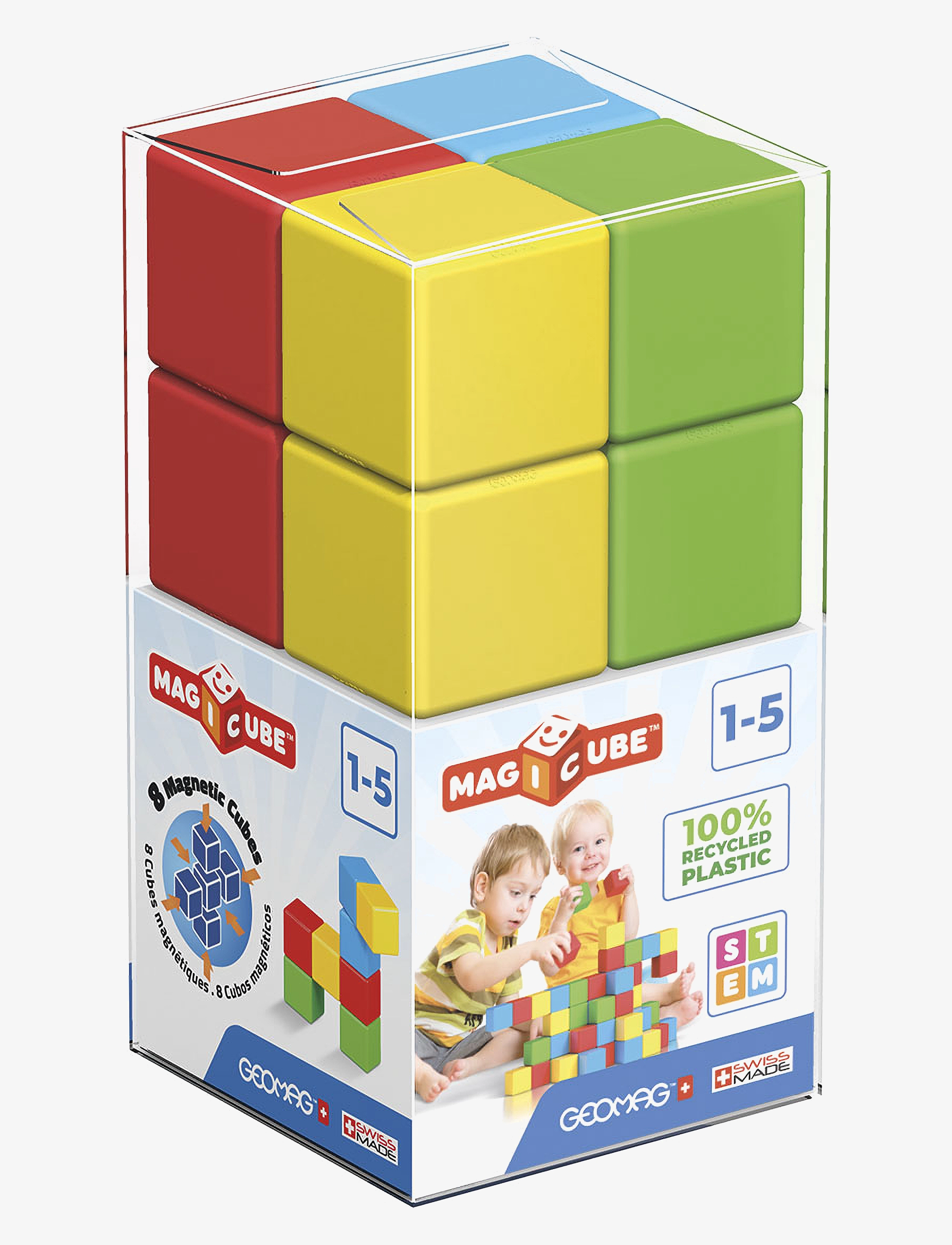 Geomag Geomag Magicube Full Color Recycled Crystal 8 Pcs - Legetøj - MULTI COLOURED / multi