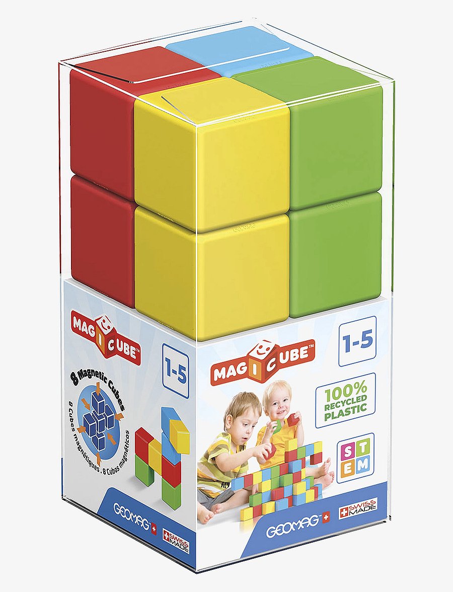 Geomag - Geomag Magicube Full Color Recycled Crystal 8 Pcs - byggeklodser - multi coloured - 1