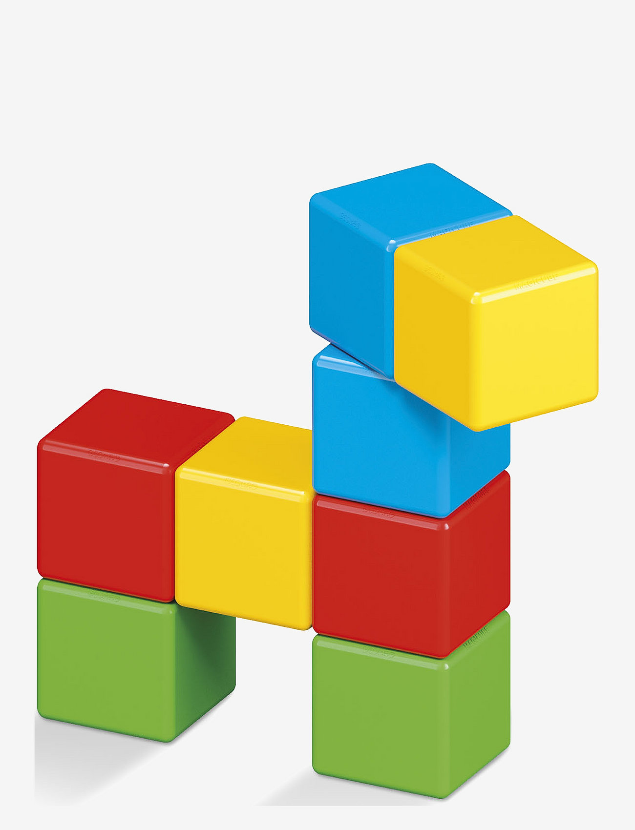 Geomag - Geomag Magicube Full Color Recycled Crystal 8 Pcs - byggklossar - multi coloured - 3
