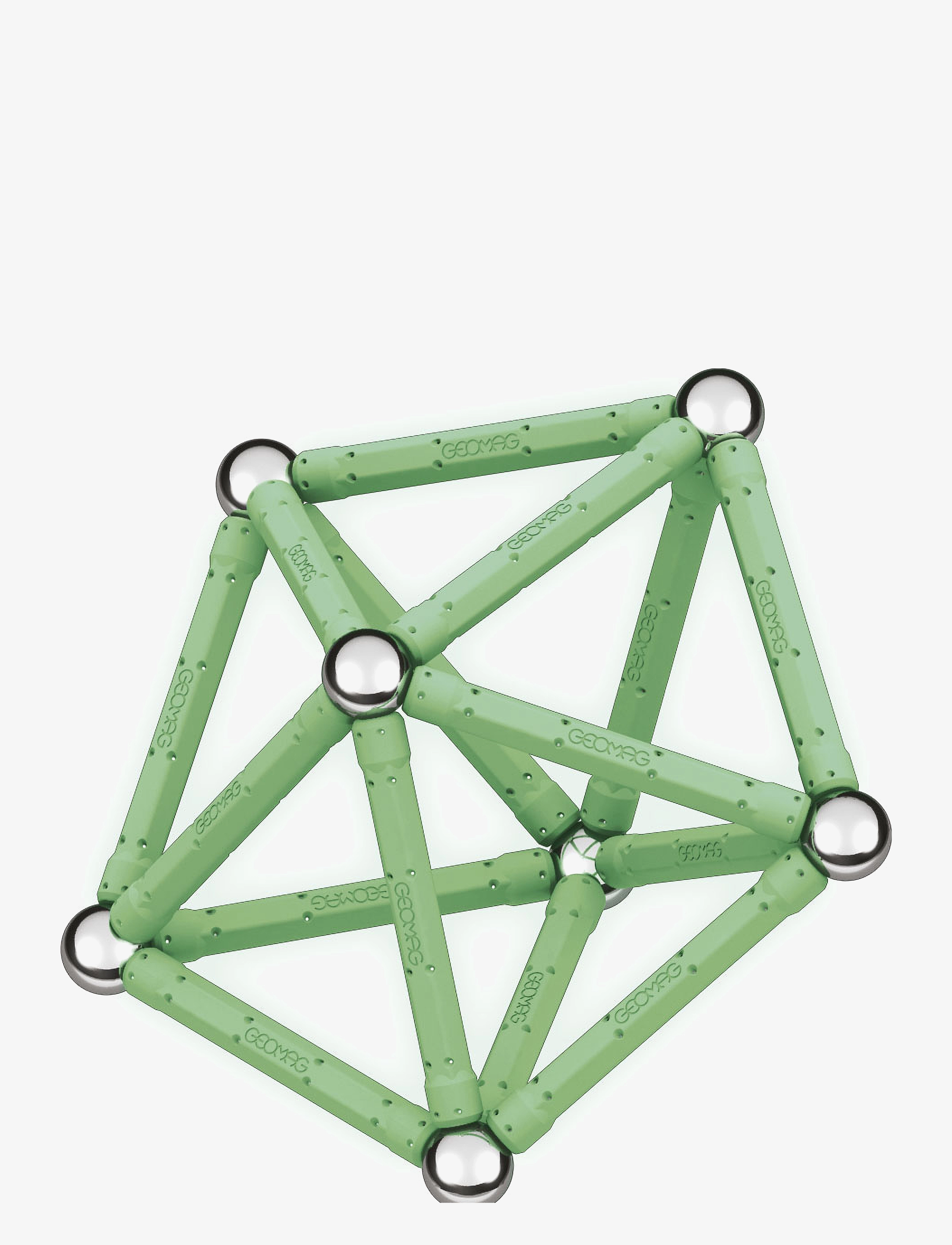 Geomag - Geomag Glow Recycled 60 Pcs - byggsatser - green - 1