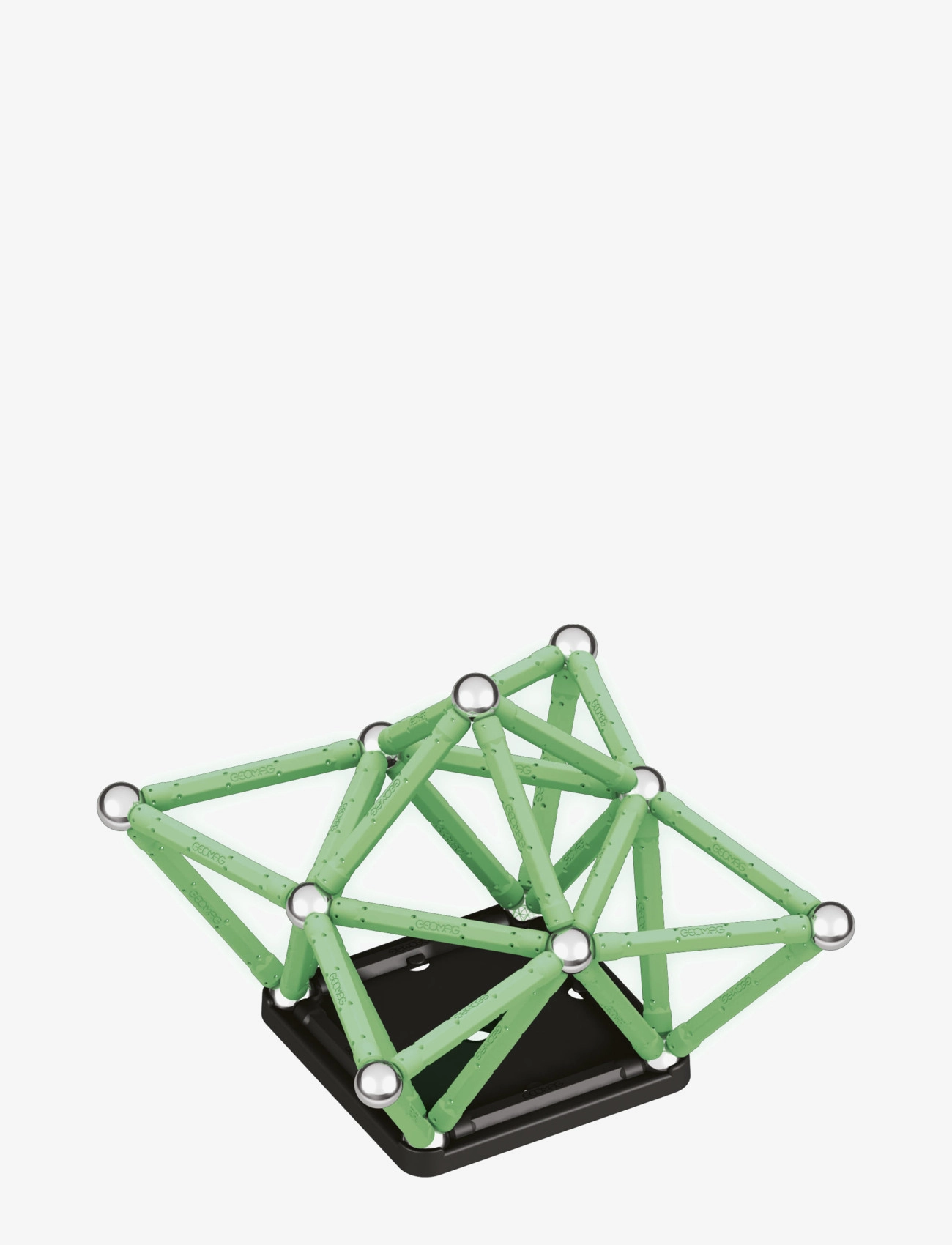Geomag - Geomag Glow Recycled 60 Pcs - byggsatser - green - 3