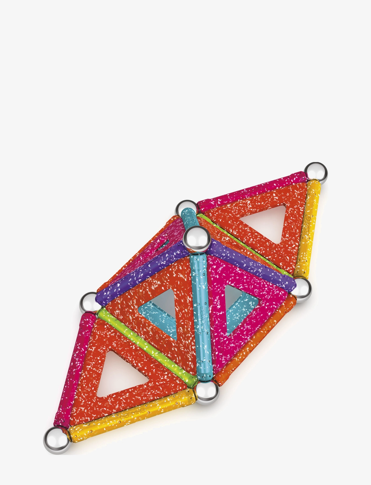 Geomag - Geomag Glitter Panels Recycled 35 Pcs - kubbasett - multi coloured - 2