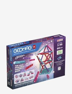 Geomag Glitter Recycled 60 Pcs, Geomag